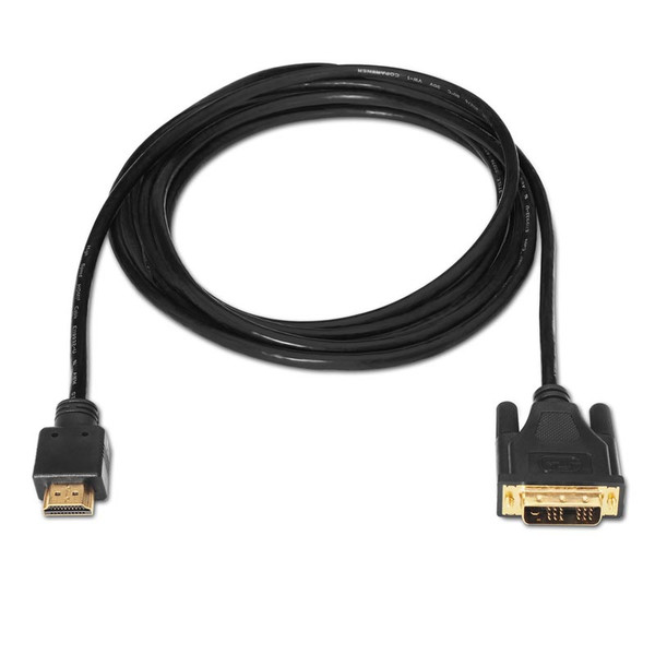 Nanocable HDMI - DVI, 3m DVI A HDMI Schwarz