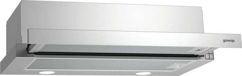 Gorenje BHP623E9X Halbeingebaut (ausziehbar) 430m³/h E Edelstahl Dunstabzugshaube