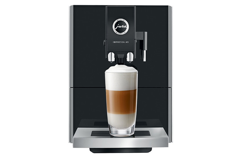 Jura Impressa A9 Отдельностоящий Semi-auto Combi coffee maker 1.1л 2чашек Алюминиевый, Черный