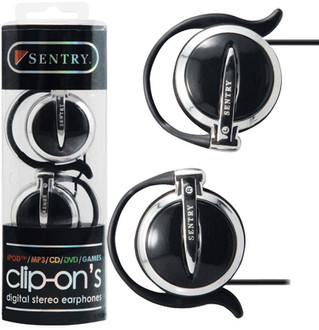 Sentry HO750 Supraaural Ear-hook Black