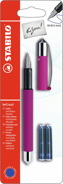 Stabilo beYou! Cartridge filling system Metallic,Pink 1pc(s) fountain pen