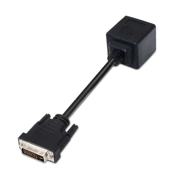 Nanocable 10.15.1950 DVI 2x VGA Schwarz Schnittstellenkabeladapter