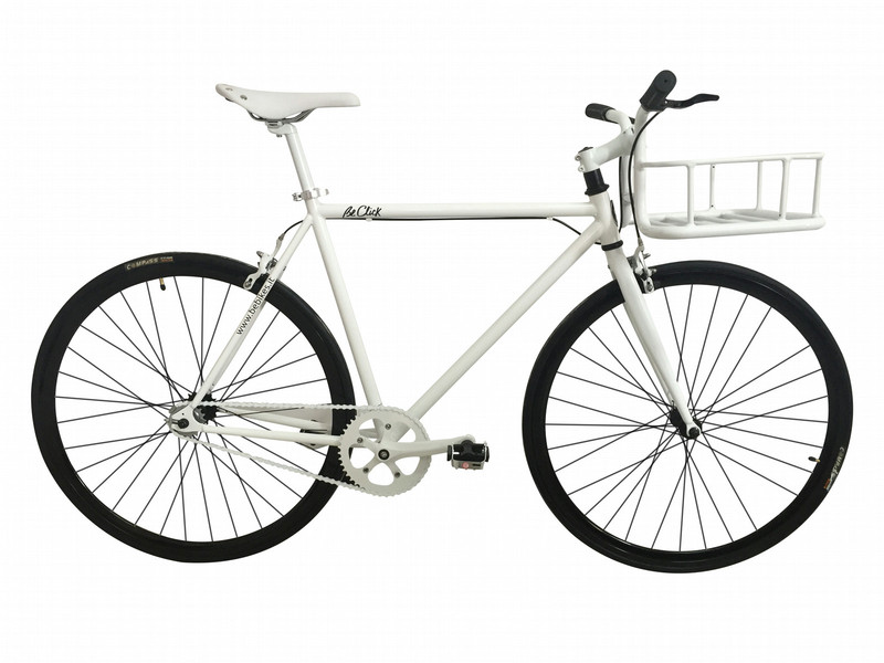BeBikes Be Click NW Adult unisex City Steel White bicycle
