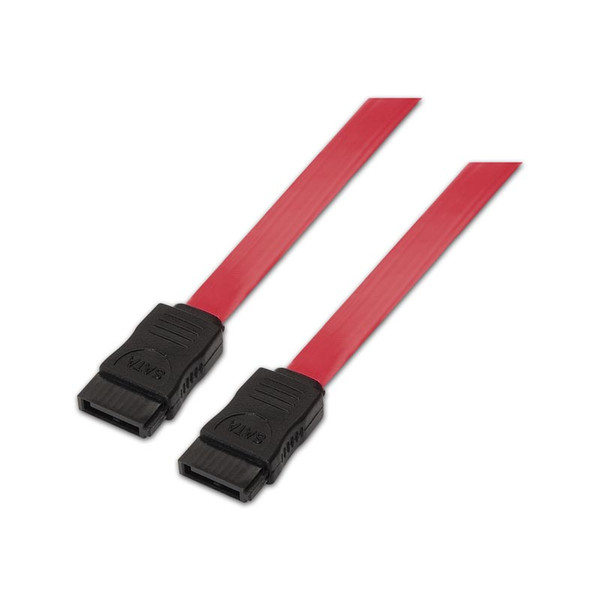 Nanocable 10.18.0102 1m SATA II SATA II Black,Red SATA cable