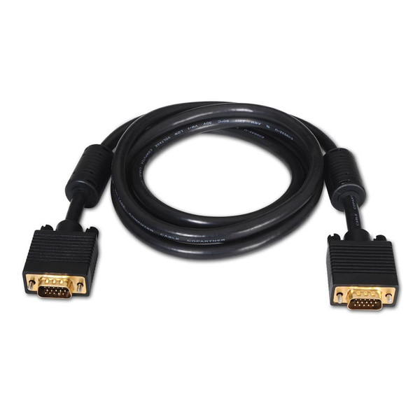 Nanocable VGA, 3m 3m VGA (D-Sub) VGA (D-Sub) Black