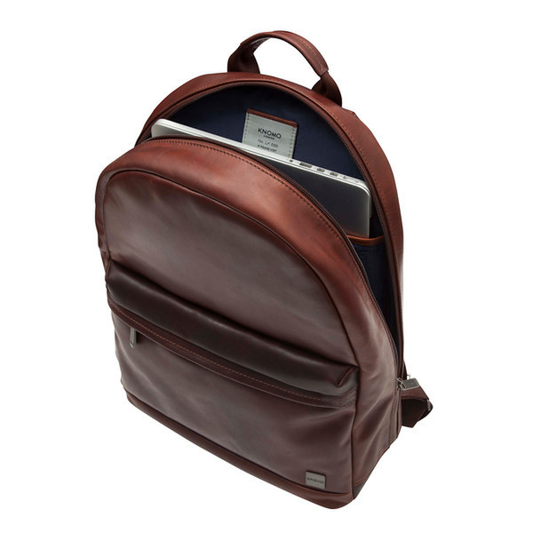 Knomo Albion Leder Braun Rucksack