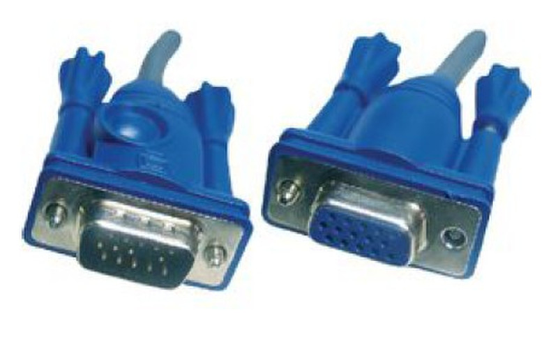 Aten 2L-2401 1.8м VGA (D-Sub) VGA (D-Sub) Синий, Серый VGA кабель