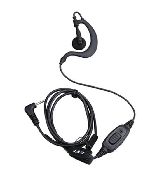 Hytera EHS12 Ear-hook Monaural Black mobile headset