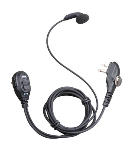 Hytera ESM12 Ear-hook Monaural Black mobile headset
