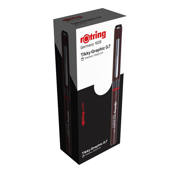 Rotring 1904757 Stick ballpoint pen Fine Black ballpoint pen