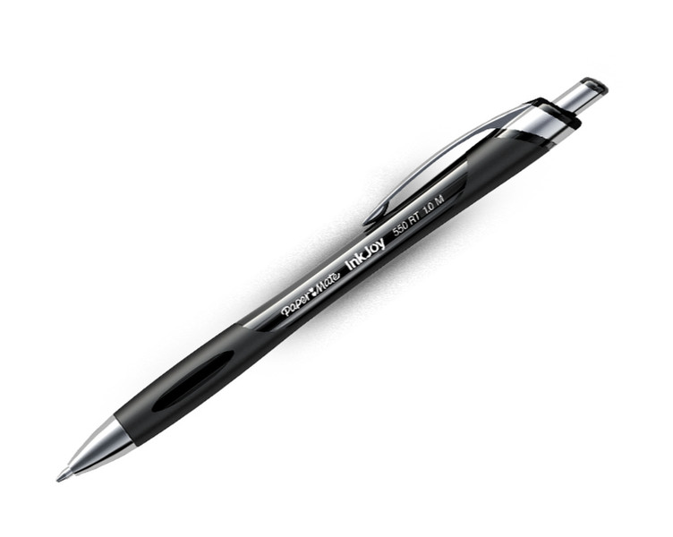 Papermate InkJoy 550 RT Clip-on retractable ballpoint pen Средний Черный 1шт