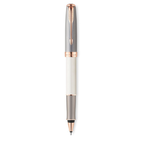 Parker Sonnet Subtle Pearl & Grey Twist retractable pen Черный 1шт