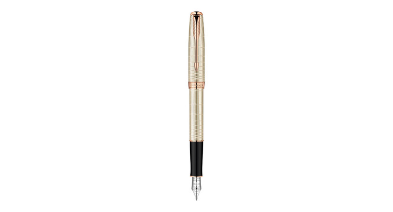 Parker Sonnet Cartridge filling system Black,Gold,Silver 1pc(s) fountain pen