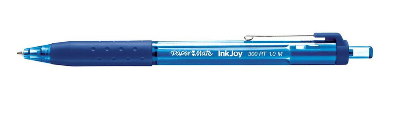 Papermate InkJoy 300 RT Clip-on retractable ballpoint pen Синий 2шт