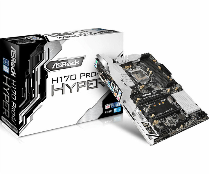 Asrock H170 Pro4/Hyper Intel H170 LGA1151 ATX материнская плата