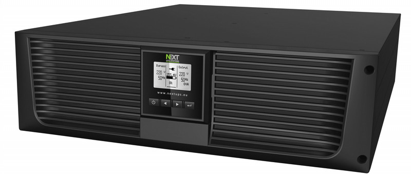NEXT UPS Systems Logix II 10000 RT5U NETPACK Double-conversion (Online) 6000VA 6AC outlet(s) Rackmount/Tower Black uninterruptible power supply (UPS)