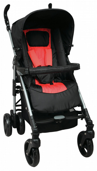 Tex Baby 3613865424231 Travel system stroller 1Sitz(e) Schwarz, Rot pram/stroller