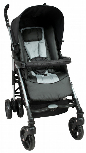 Tex Baby 3613865424224 Travel system stroller 1Sitz(e) Schwarz, Grau pram/stroller