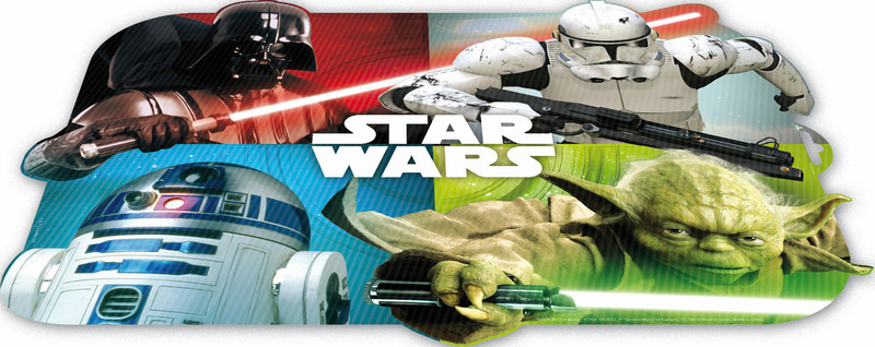 Star Wars 105613238 1pc(s) Rectangle Multicolour placemat