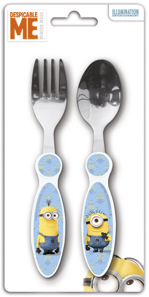 Minions 105594623 Toddler cutlery set Разноцветный Металл toddler cutlery