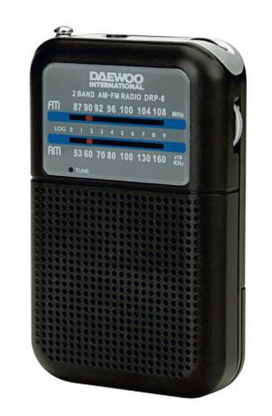Daewoo DRP-8 Personal Analog Black