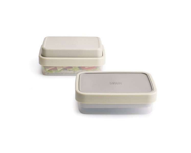 Joseph Joseph GoEat Lunch Box Lunch container 1.2L Silicone Grey,Transparent