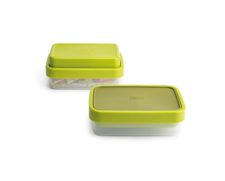 Joseph Joseph GoEat Lunch Box Lunch container 1.2L Silicone Green,Transparent