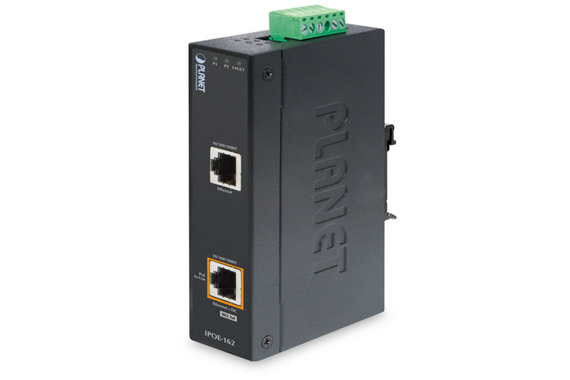 ASSMANN Electronic IPOE-162 Неуправляемый Gigabit Ethernet (10/100/1000) Power over Ethernet (PoE) Черный сетевой коммутатор