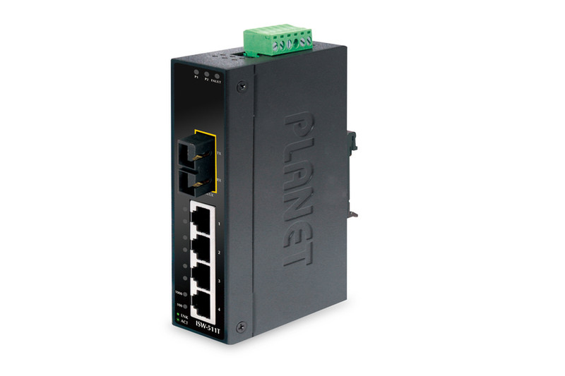 ASSMANN Electronic ISW-511T Неуправляемый Fast Ethernet (10/100) Черный сетевой коммутатор