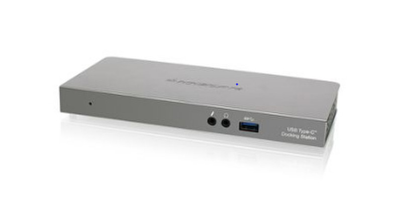 iogear GUD3C01 USB 3.1 (3.1 Gen 2) Type-С Cеребряный док-станция для ноутбука