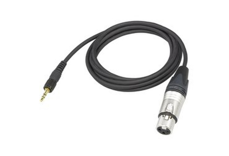 Sony UWP 3-pole locking mini plug to XLR (Female) cable EC15BX