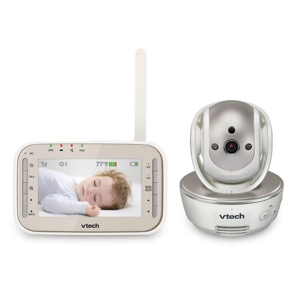 VTech VM343 300м Cеребряный, Белый baby video monitor