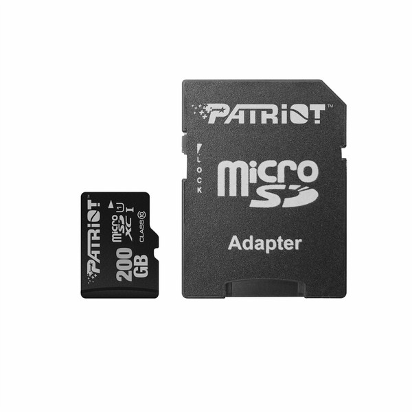 Patriot Memory PSF200GMCSDXC10 200GB MicroSDXC Class 10 memory card