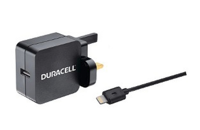 Duracell BUN0104A Вне помещения Черный зарядное для мобильных устройств