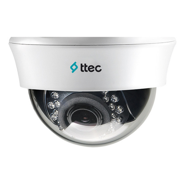Ttec CAM-IDM1010V CCTV Dome Белый камера видеонаблюдения