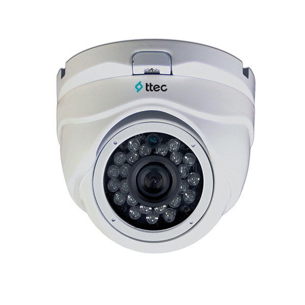 Ttec CAM-IDM1013 CCTV Вне помещения Dome Белый камера видеонаблюдения