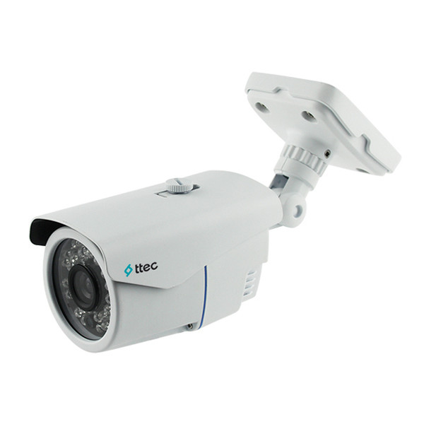 Ttec CAM-IR1010 CCTV Вне помещения Пуля Белый камера видеонаблюдения