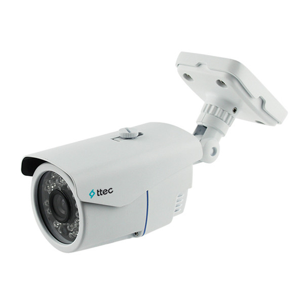 Ttec CAM-IR1013 CCTV Вне помещения Пуля Белый камера видеонаблюдения