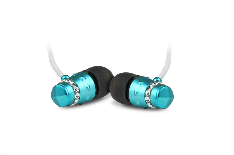 Maroo MA-EP8003 Binaural im Ohr Schwarz, Blau, Weiß Mobiles Headset