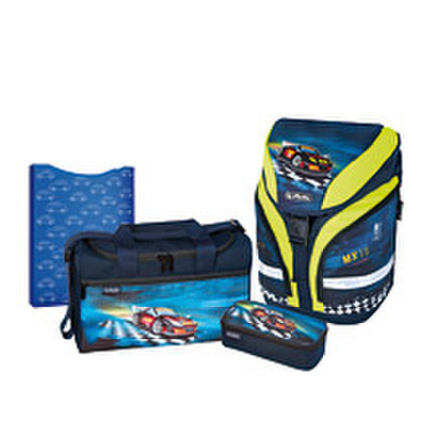 Herlitz Motion Plus Super Racer Boy Polyester Blue school bag set