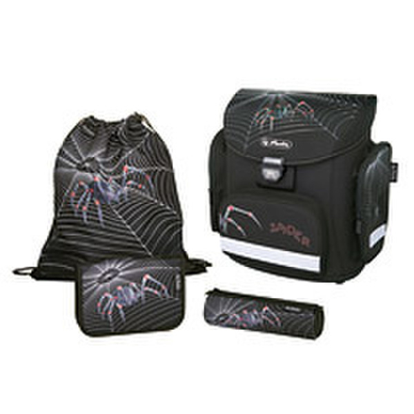 Herlitz Midi Plus Spider Boy Polyester Black school bag set
