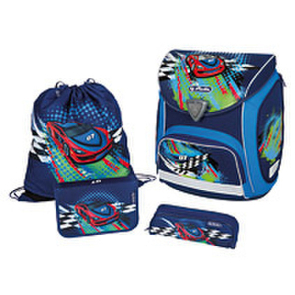 Herlitz Sporti Plus Splash Boy Polyester Blue school bag set