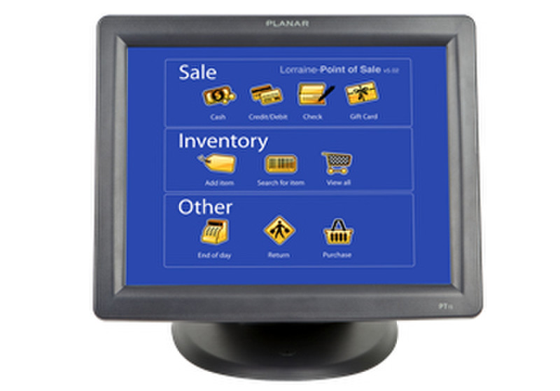 Planar Systems PT1500MX 15Zoll 1024 x 768Pixel Tisch Schwarz Touchscreen-Monitor