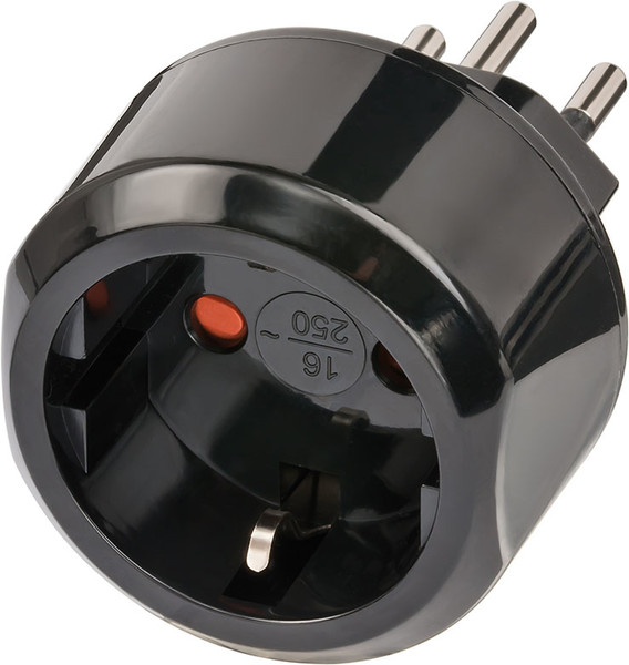 Brennenstuhl 1508642 Type J (CH) Black power plug adapter