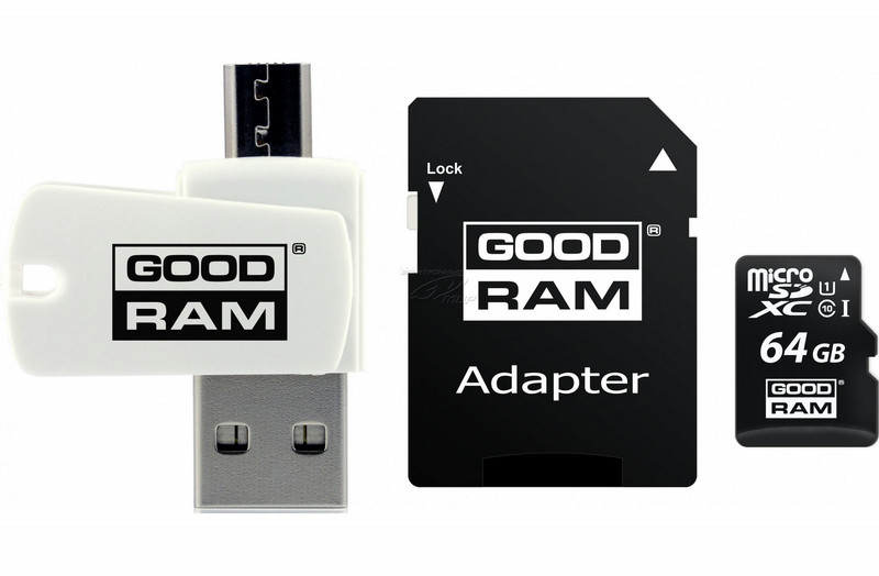 Goodram M1A4-0640R11 64GB MicroSD UHS-I Class 10 memory card