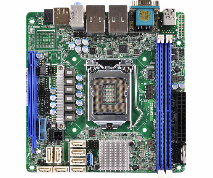 Asrock C236 WSI Intel C236 Socket H4 (LGA 1151) Mini ITX server/workstation motherboard