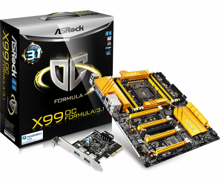 Asrock X99 OC Formula/3.1 Intel X99 LGA 2011-v3 Расширенный ATX