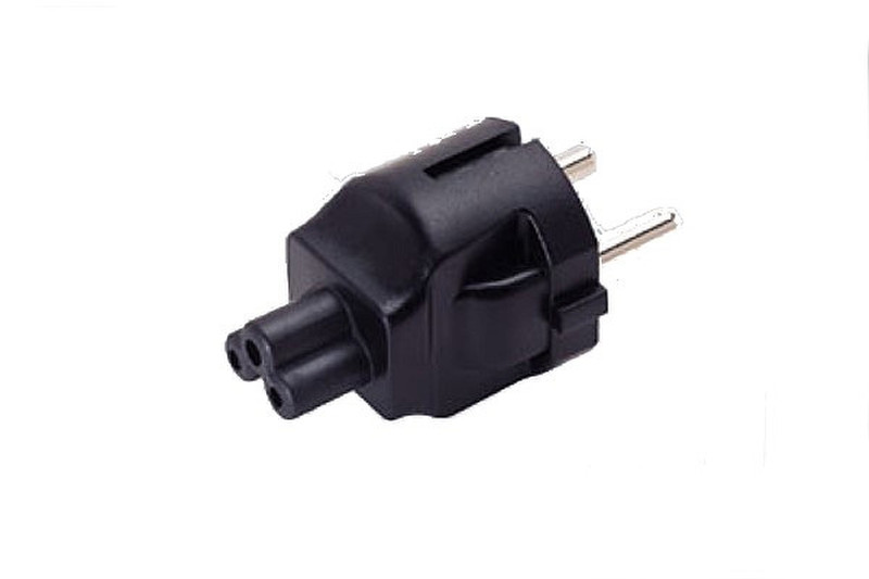 Alcasa Kabel / Adapter Black power plug adapter