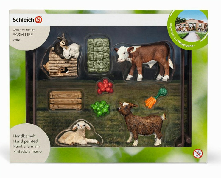Schleich Farm Life Exclusive Kinderspielplatzgeräte Kinderspielzeugfiguren-Set