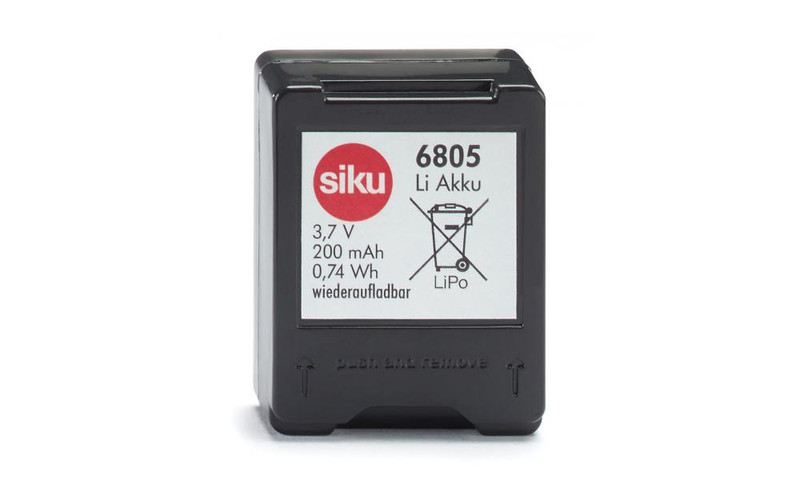 Siku 6805 Lithium Polymer 220mAh 3.7V rechargeable battery